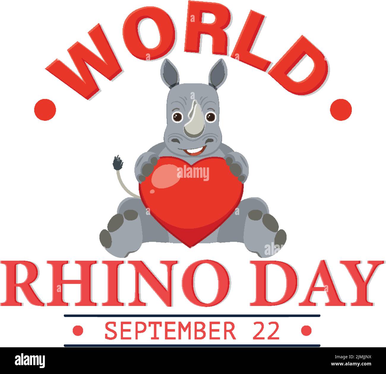 World Rhino Day Banner Design illustration Stock Vector Image & Art - Alamy