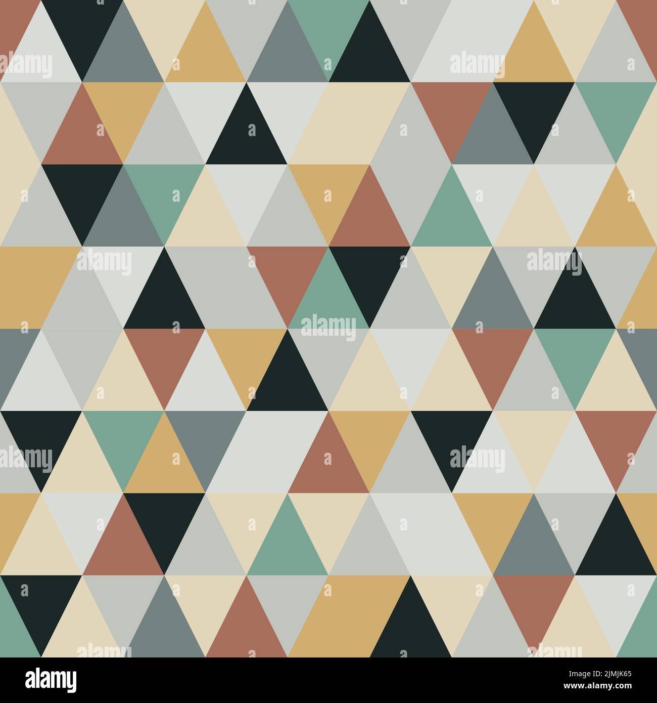 Abstract geometric triangle seamless pattern. Trendy print for flyers, posters, wrapping, textile Stock Vector