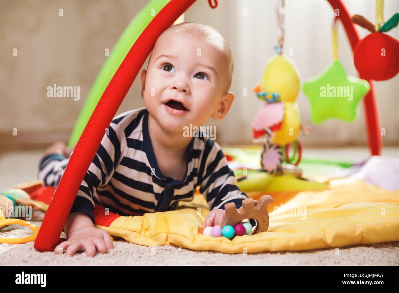 Cute Baby Is Playing On The Activity Mat Stock Photo Alamy cute-baby-is-playing-on-the-activity-mat-stock-photo-alamy