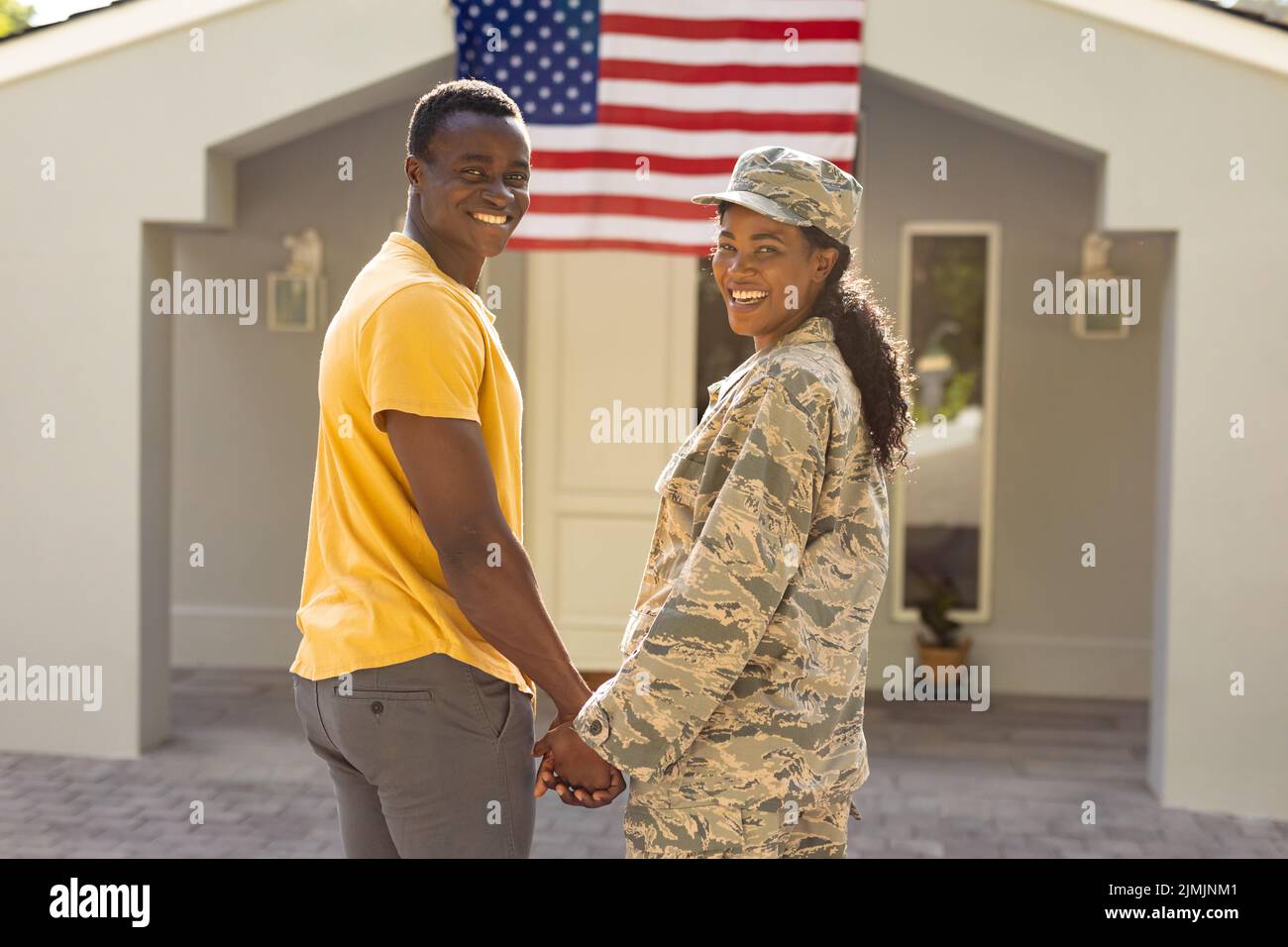 African american soldier holding gun hi-res stock photography and ...
