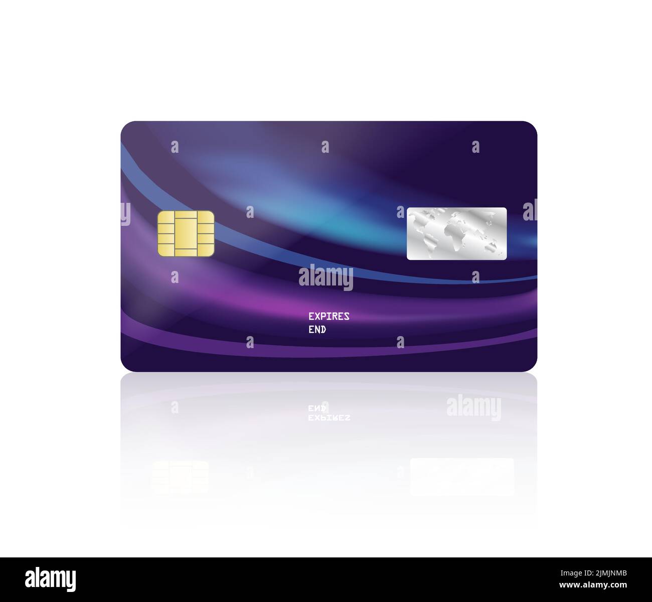 Credit card template Stock Vector Images - Alamy