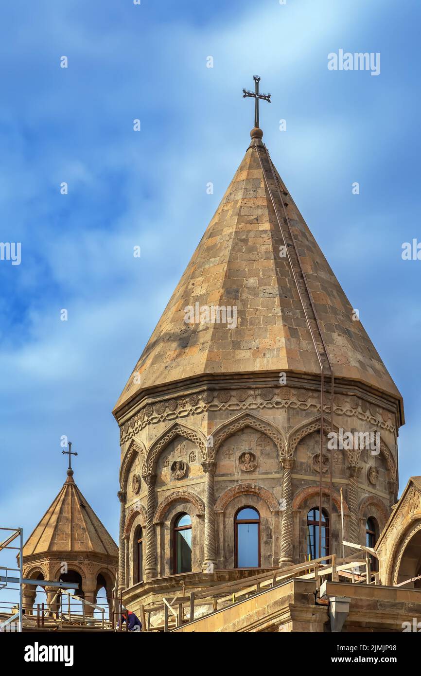 Etchmiadzin Cathedral, Vagharshapat, Armenia Stock Photo