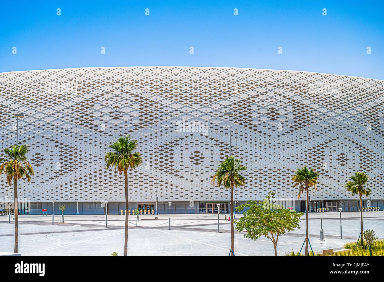 Al Thumama Stadium located in Qatar for the 2022 for FIFA World Cup Stock Photo