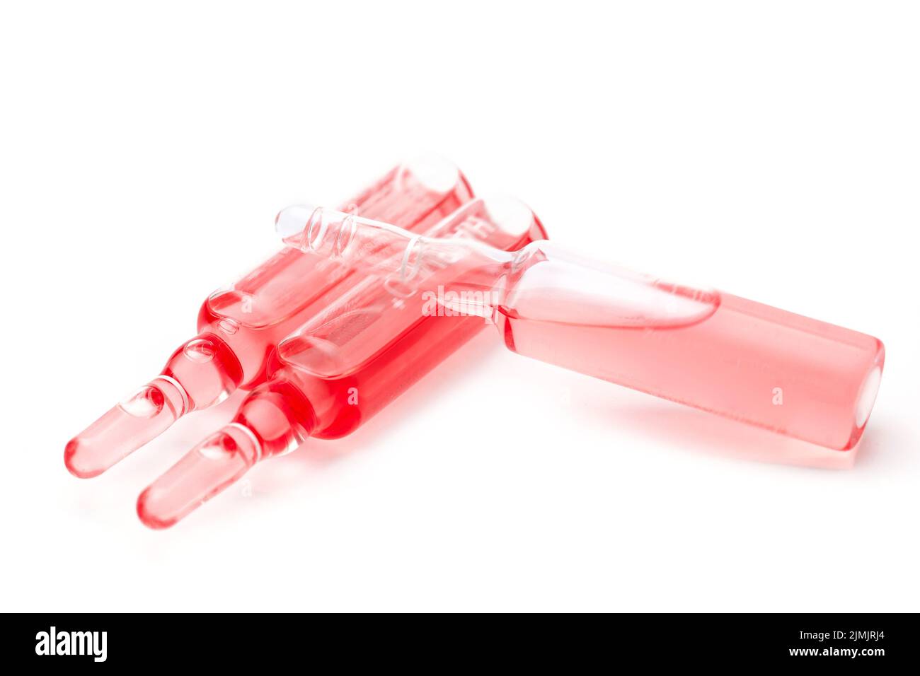 Ampoules with special serum for skin care Stock Photo Alamy