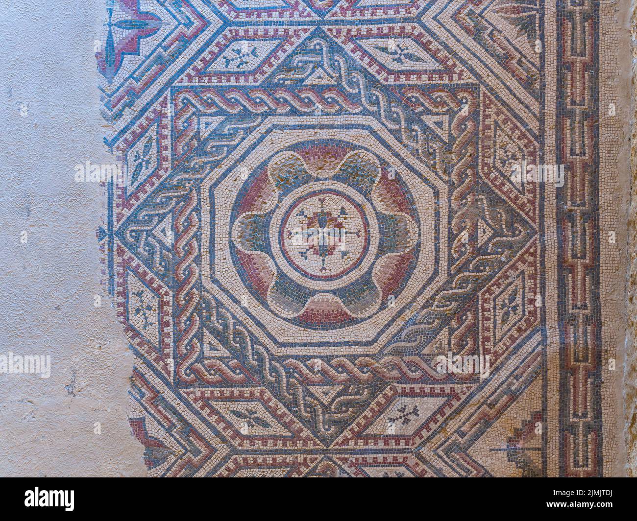Antique roman mosaic Stock Photo
