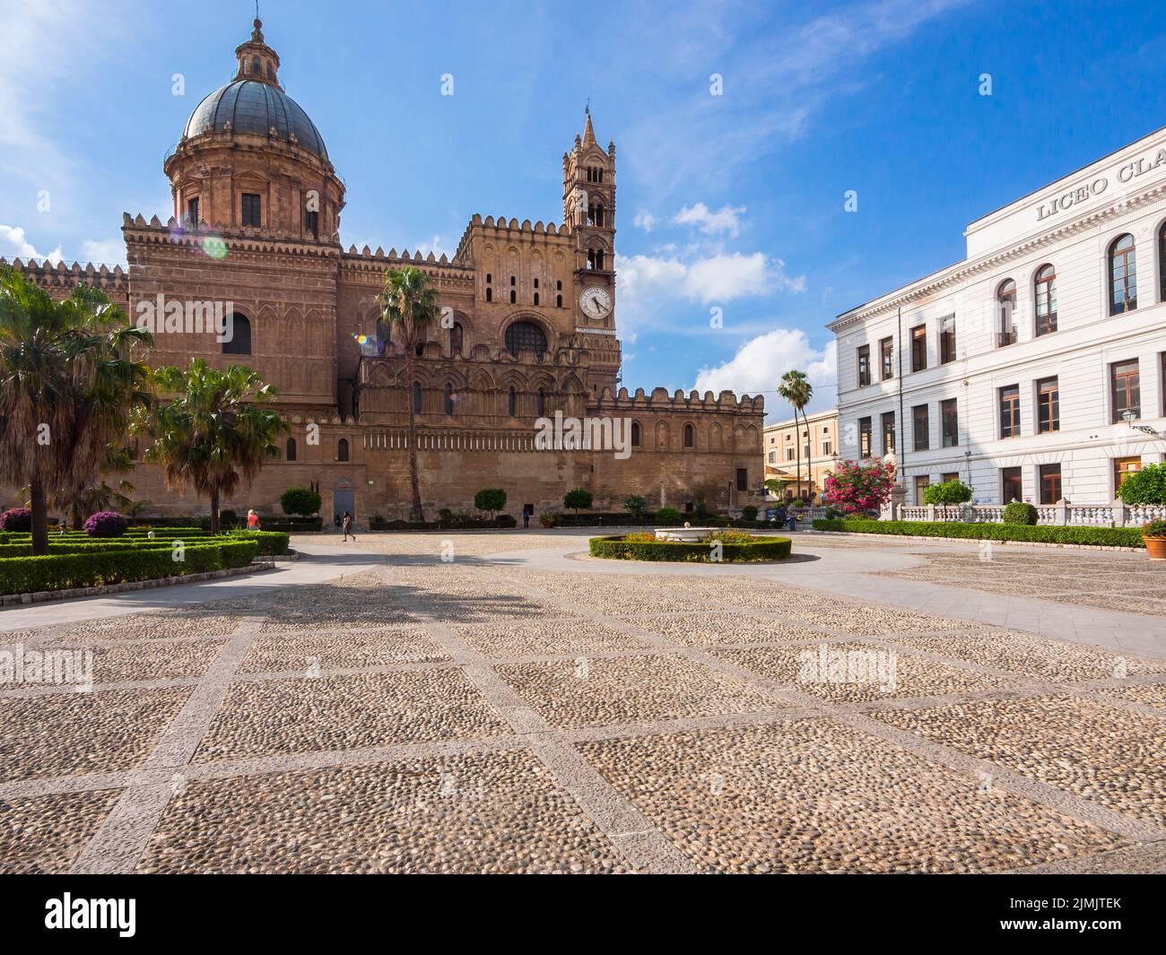 Die Kathedrale von Palermo oder Cattedrale Maria Santissima Assunta Stock Photo