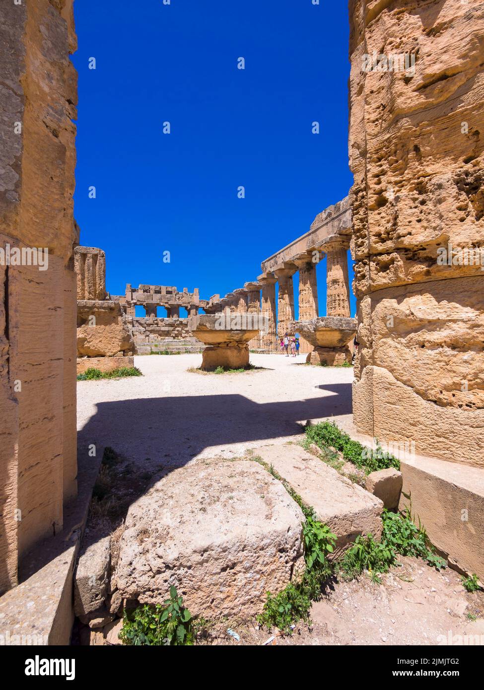 Temple of Hera Stock Photo