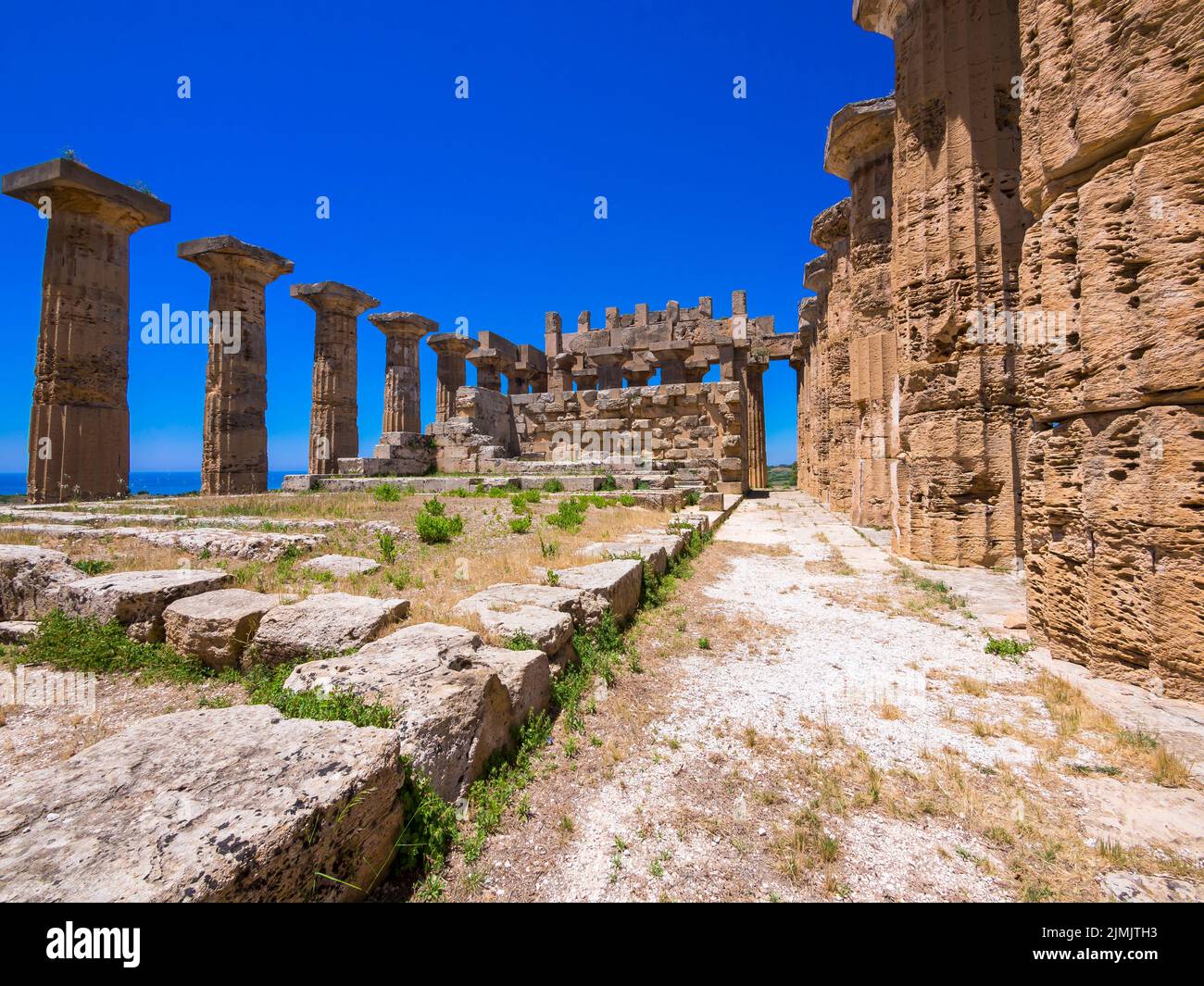 Temple of Hera Stock Photo