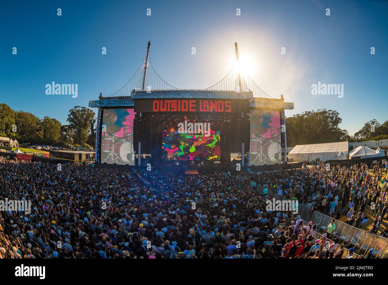 Mac DeMarco performs at the Land End Stage during the Outside Lands