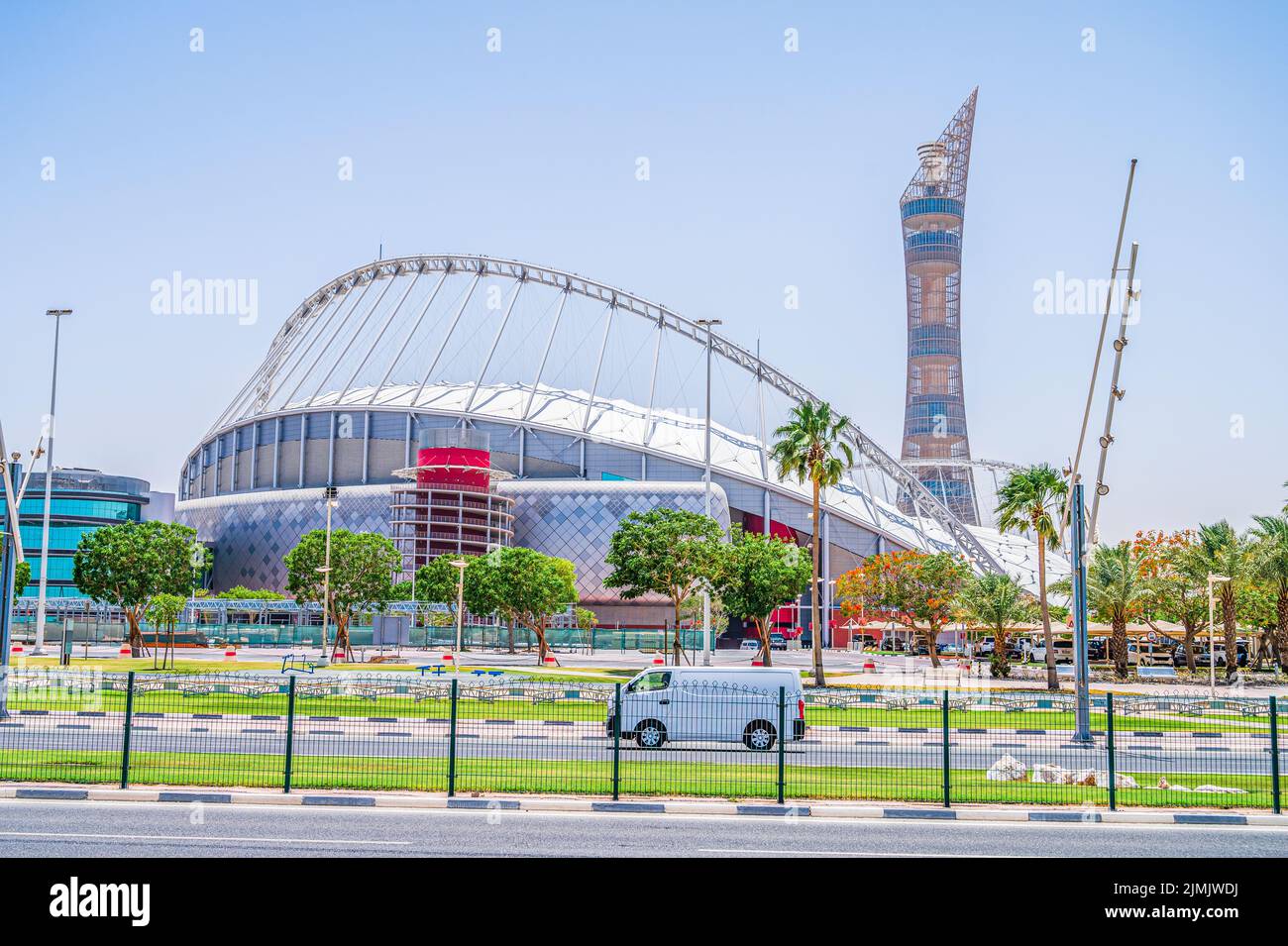 Al Khalifa Stadium will host games in Qatar for the 2022 for FIFA World Cup Stock Photo
