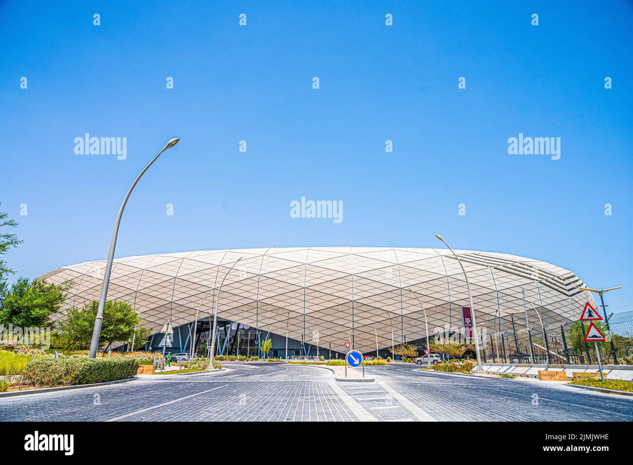 Education City Stadium will host games in Qatar for the 2022 for FIFA World Cup Stock Photo