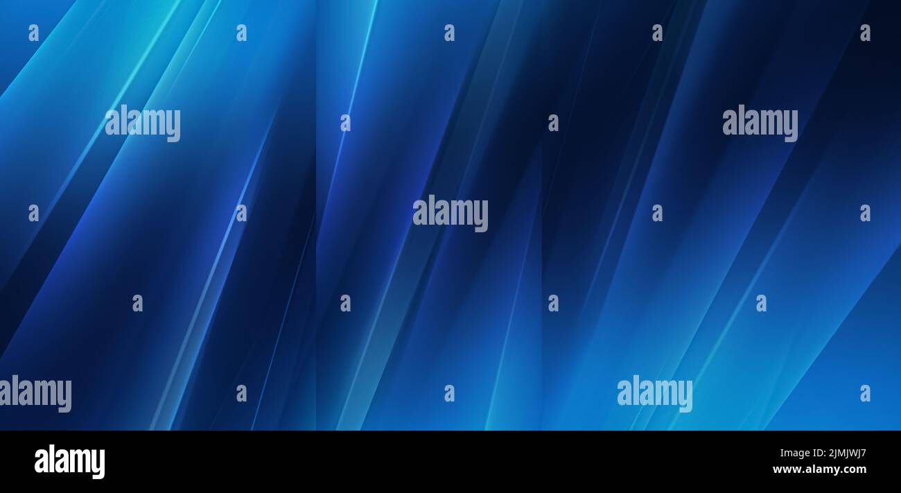Abstract Volumetric Blue Background Stock Photo