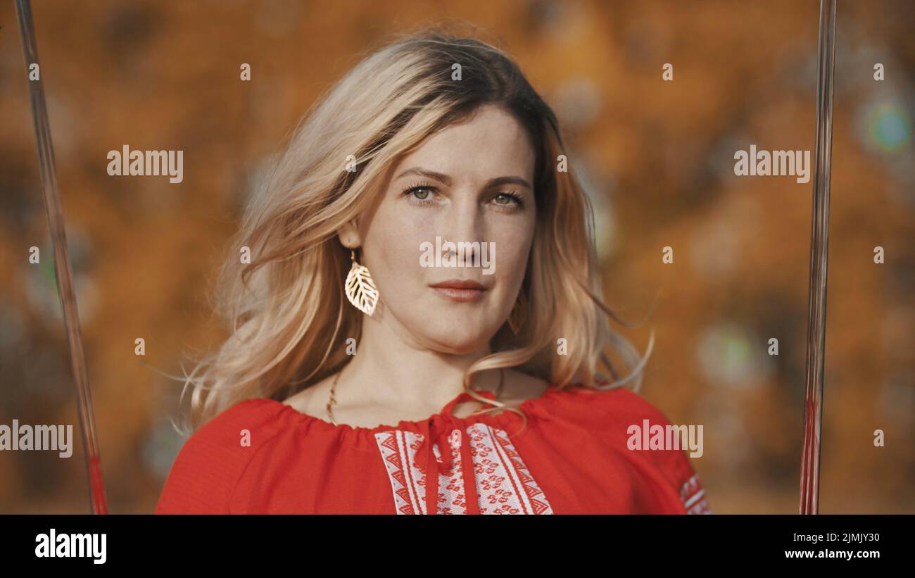 the woman in red film