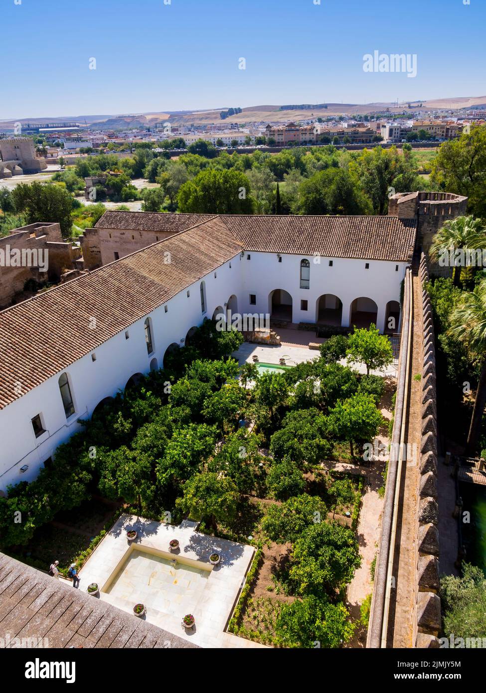 The Fortresses of the Alcazar of the Christian Kings Stock Photo - Alamy
