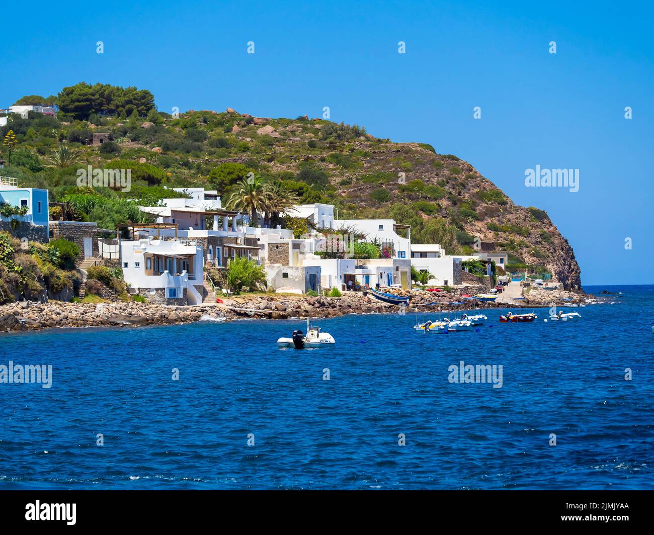 Panarea, Äolische oder Liparische Inseln, Sizilien, Süditalien, Italien Stock Photo