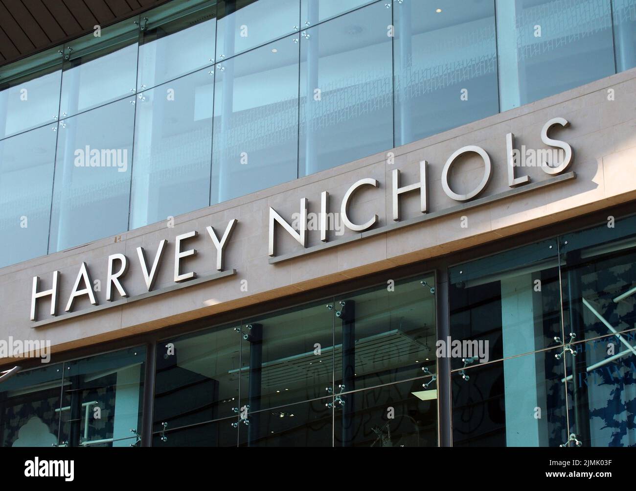 Harvey nichols department store with christmas tree