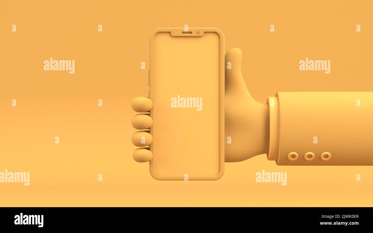 Hand holding 3d hi-res stock photography and images - Alamy