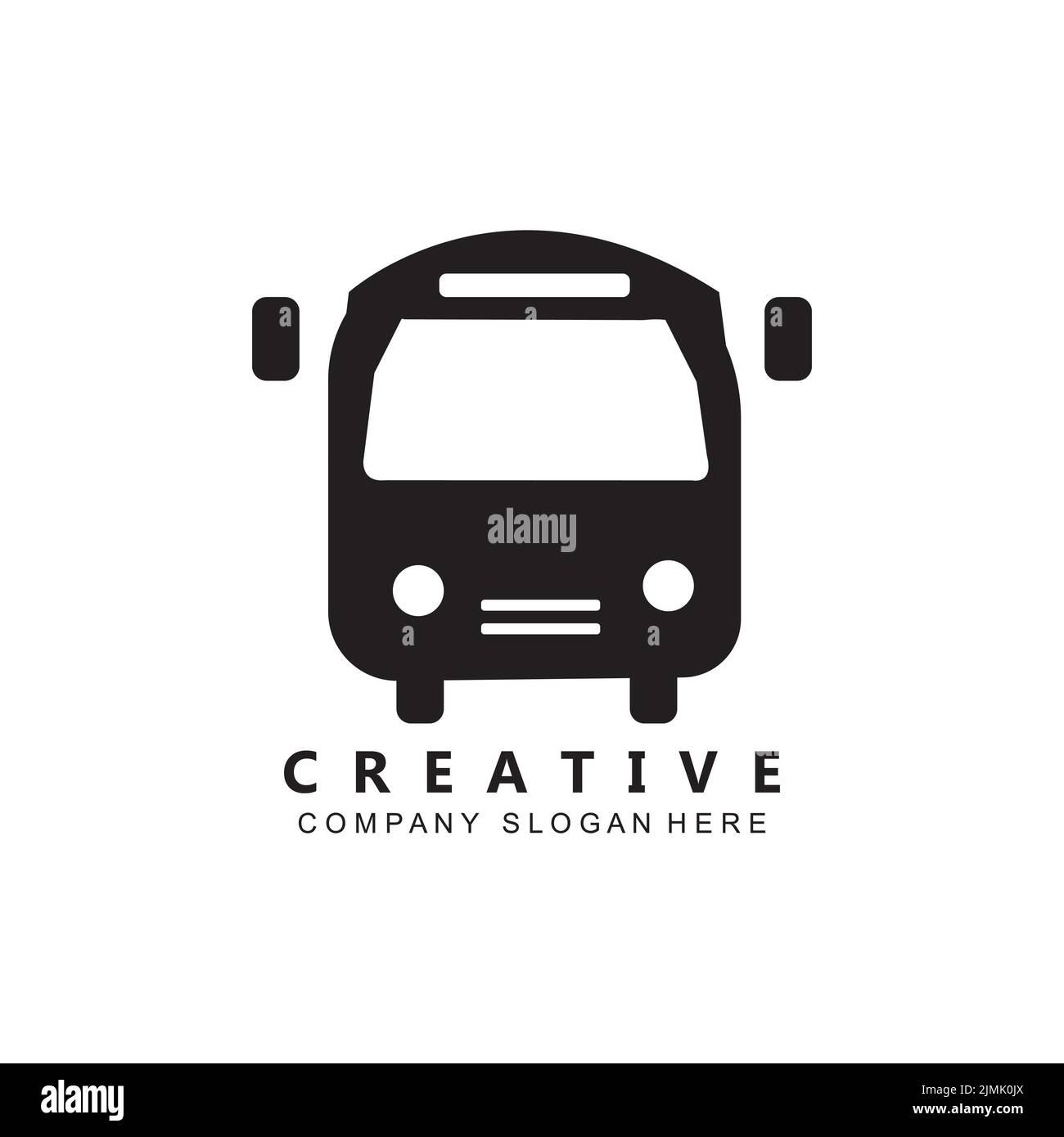 vehicle bus logo vector symbol for carrying people Stock Vector Image ...