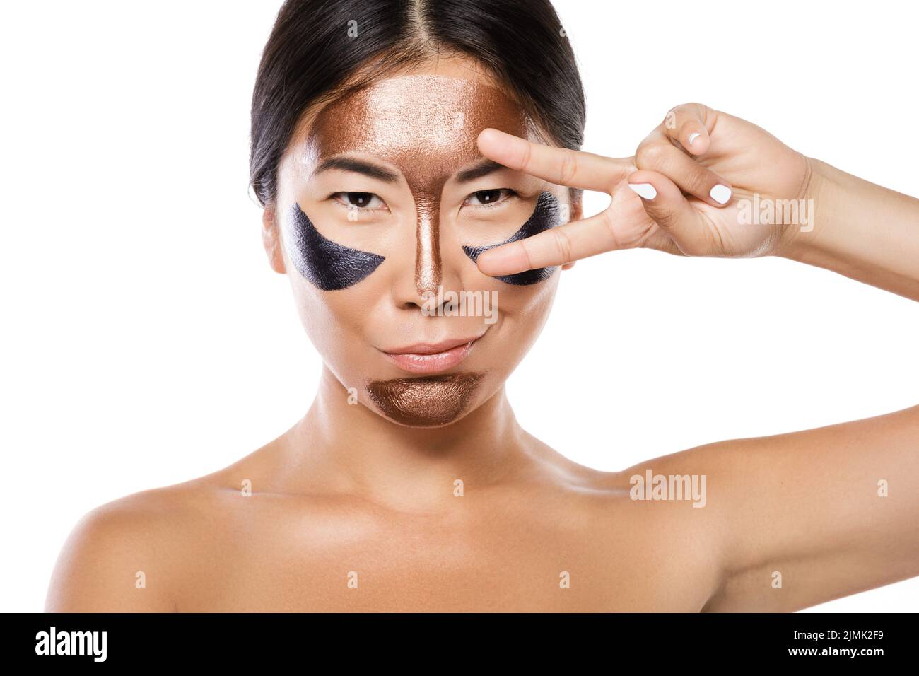 Asian woman beauty face mask hi-res stock photography and images - Alamy