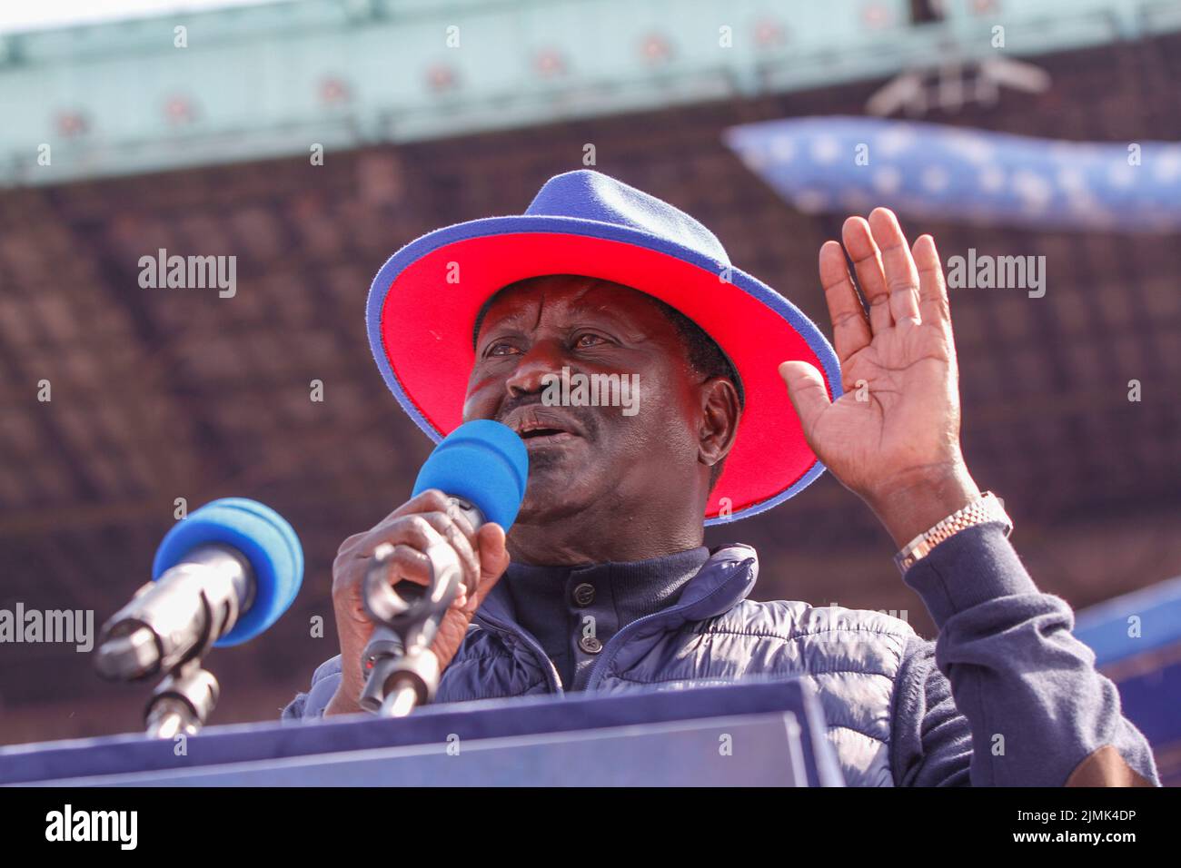 Nairobi, Kenya. 06th Aug, 2022. Former Kenyan Prime Minister Raila ...