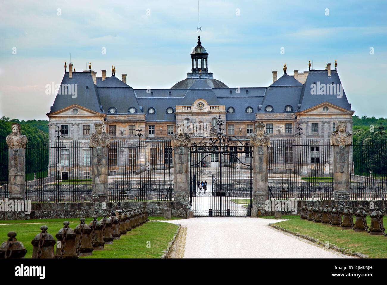 Palace of Vaux-le-Vicomte in France Stock Photo