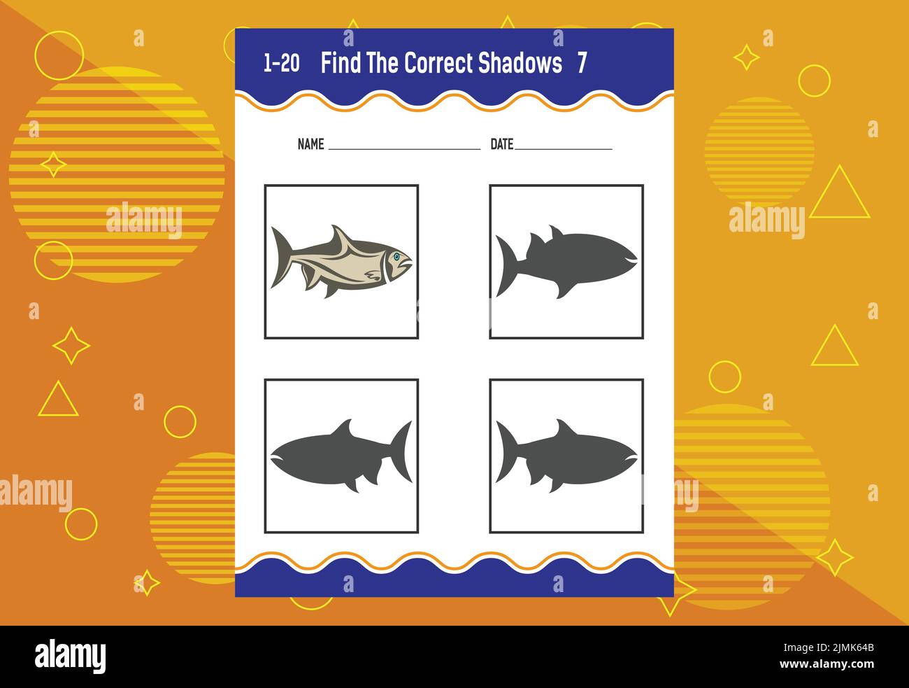 Find the correct shadow. Education developing worksheet. Matching game ...