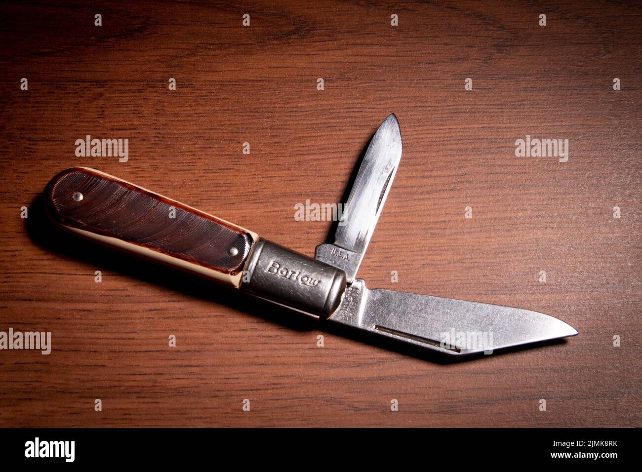 Barlow Pocket Knife Stock Photo