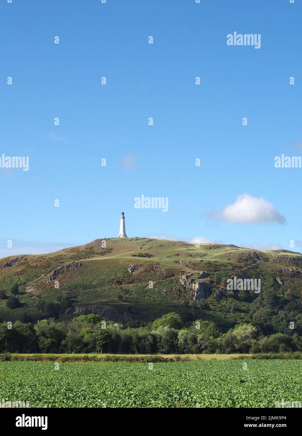 Hoad hill an historic 19th century monument in Ulverston with