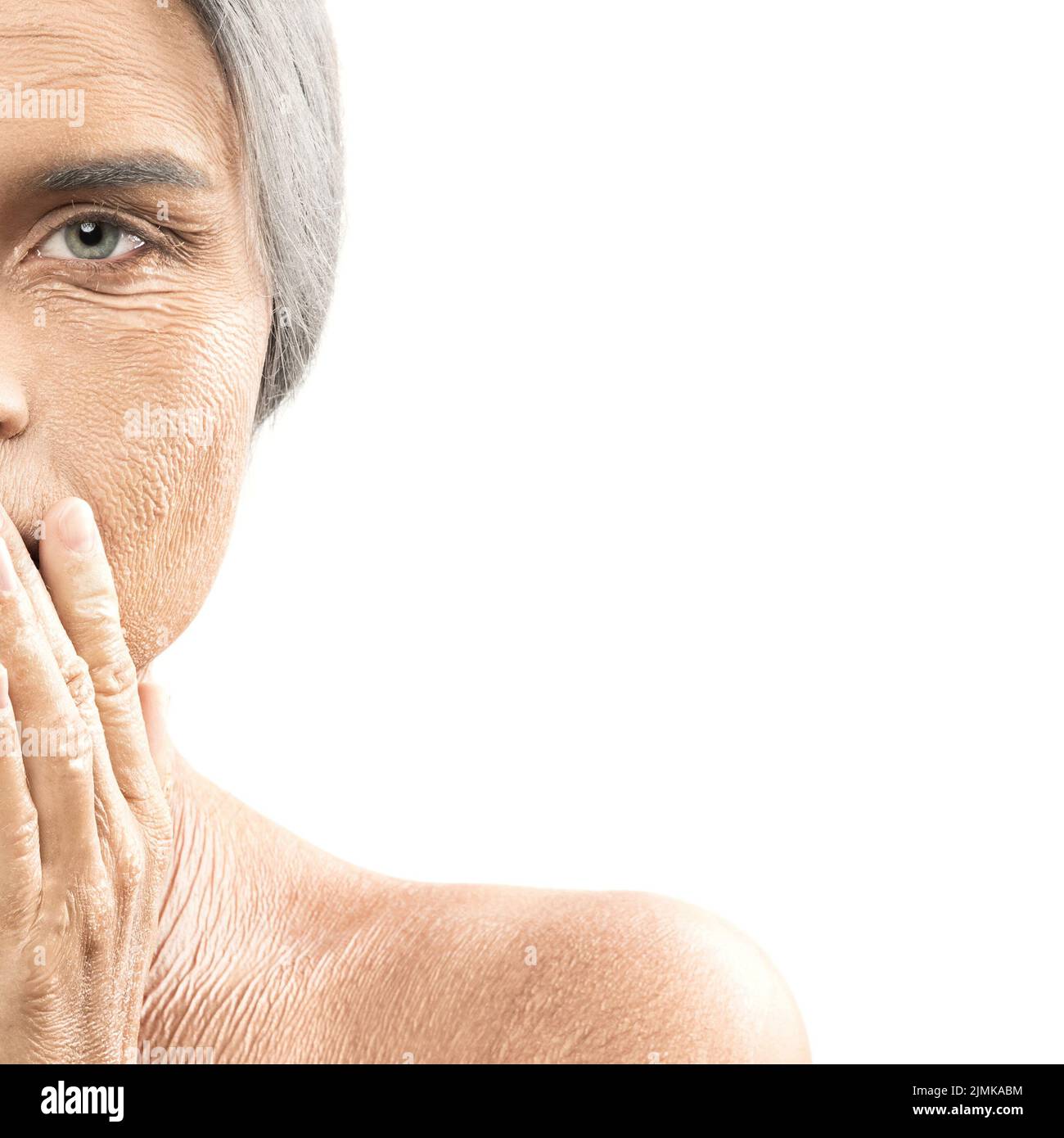 Woman sad face happy face hi-res stock photography and images - Alamy