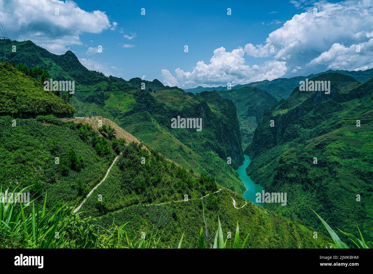 Tu San Canyon, North Vietnam Stock Photo