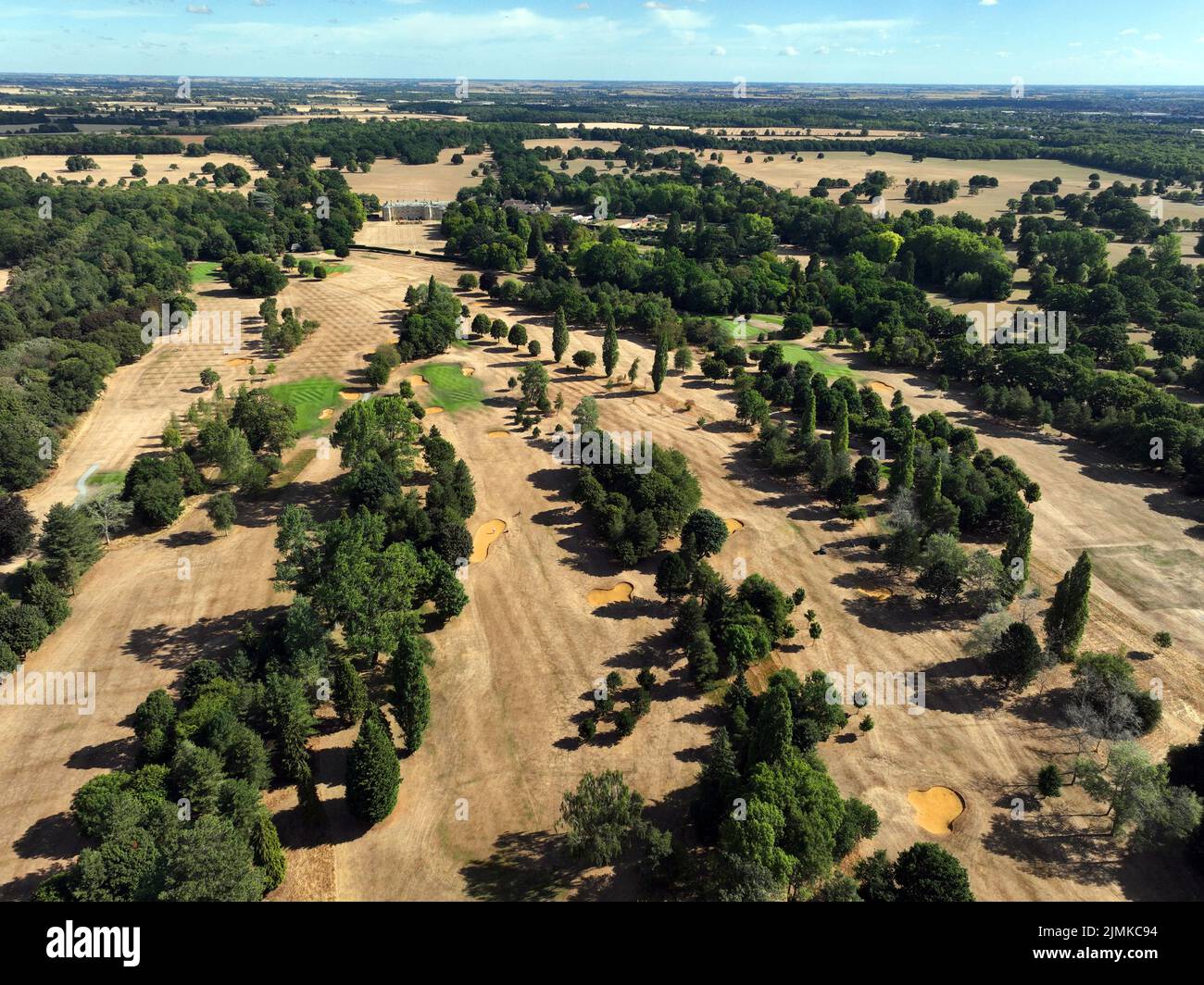 Peterborough, UK. 05th Aug, 2022. Some of the greens at Milton Golf