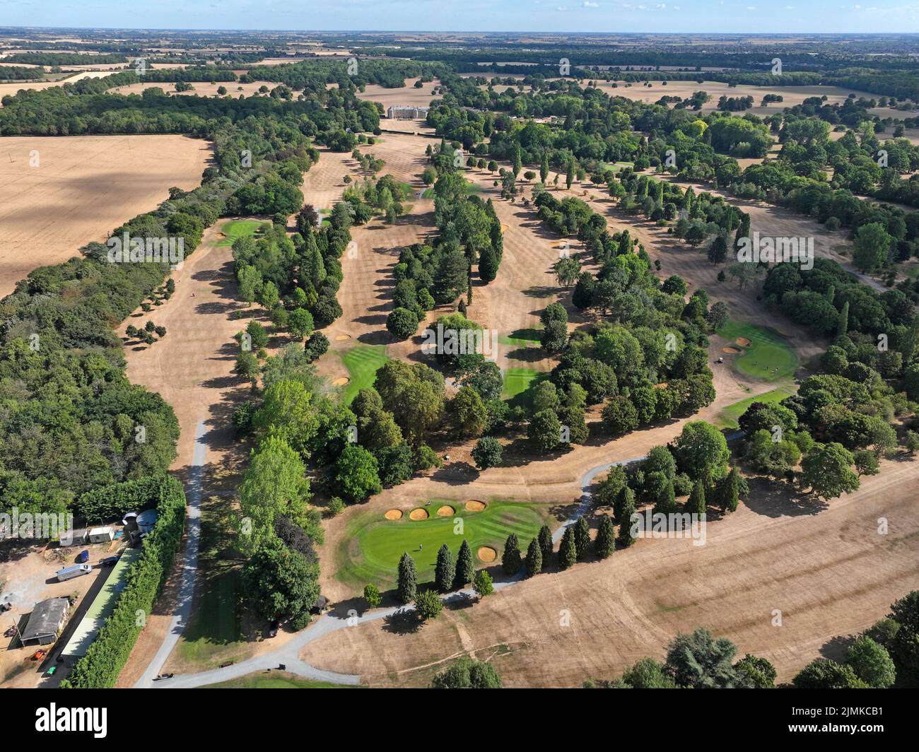 Peterborough, UK. 05th Aug, 2022. Some of the greens at Milton Golf