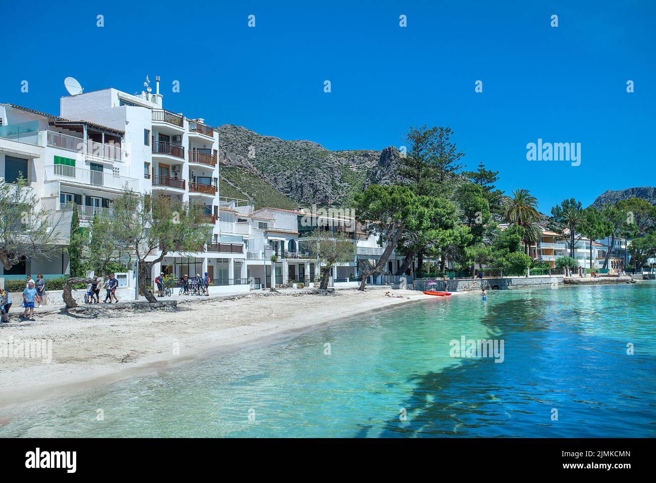 Port Pollenca, Pine Walk, Majorca, Balearic islands, Spain Stock Photo