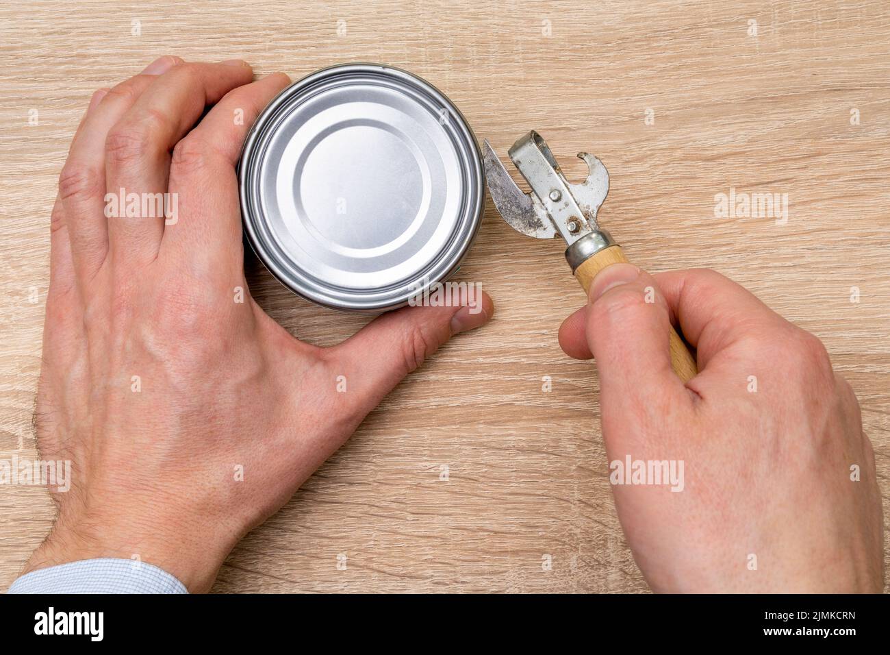 Man eating canned food hires stock photography and images Alamy