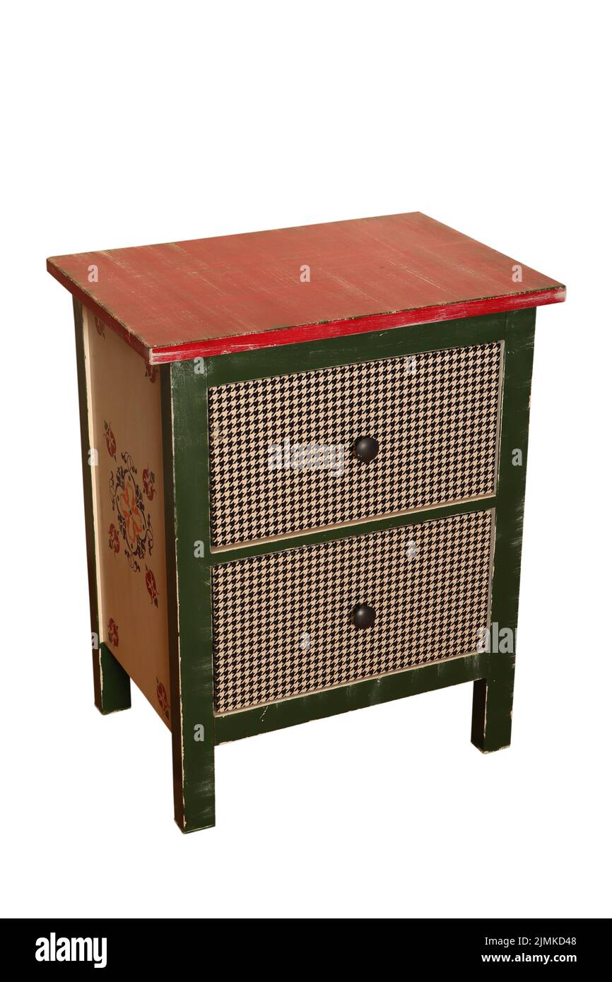 handmade wooden chest of drawers Stock Photo Alamy