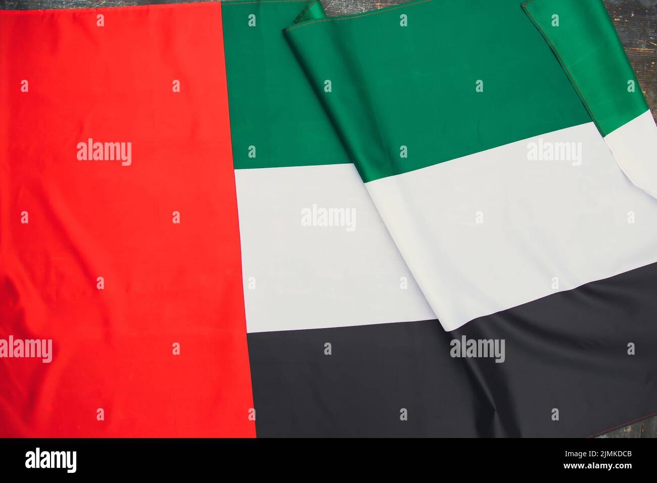 United Arab Emirates flag. Concept for designer solutions. Stock Photo