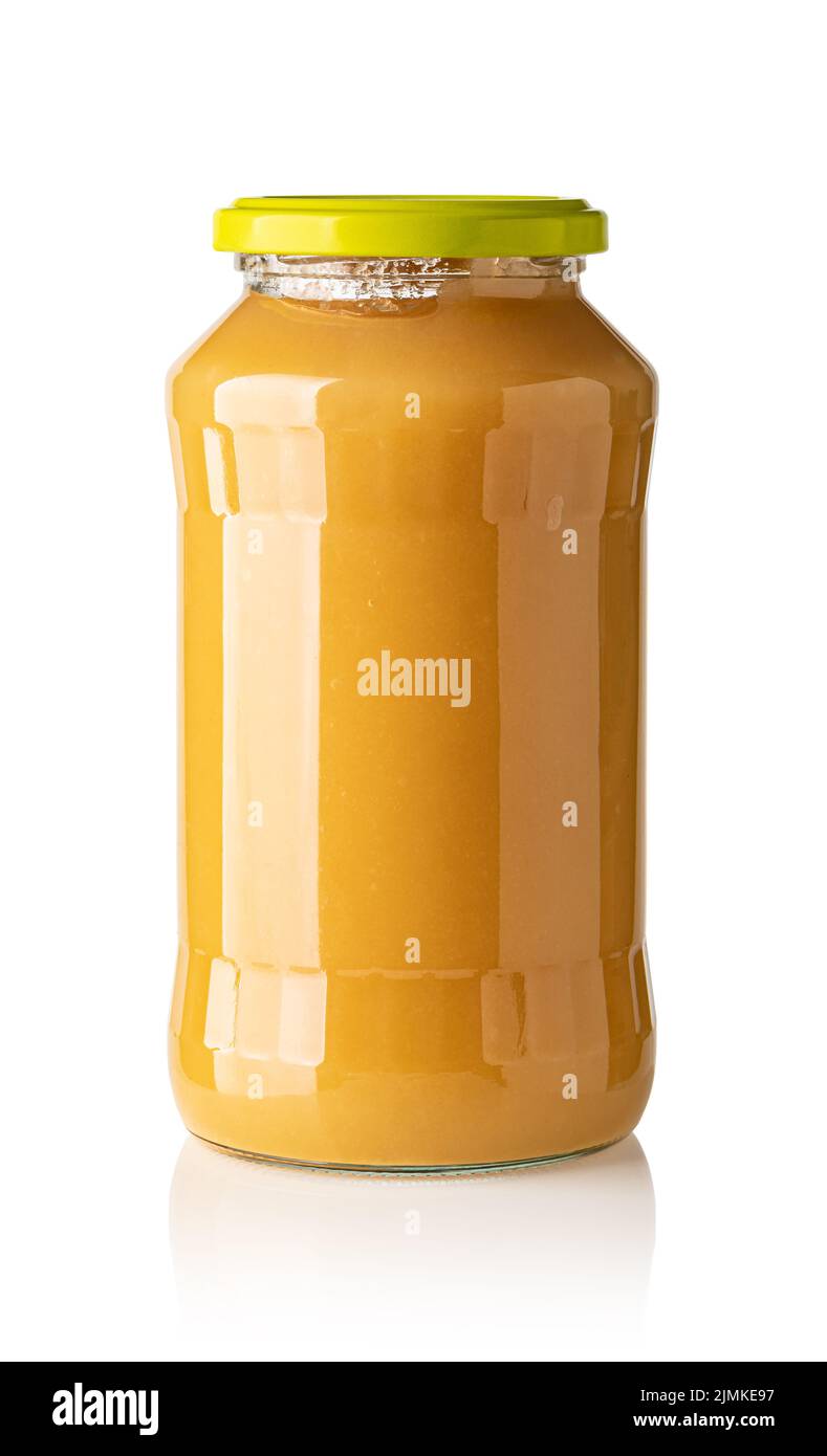 Peach jam Stock Photo