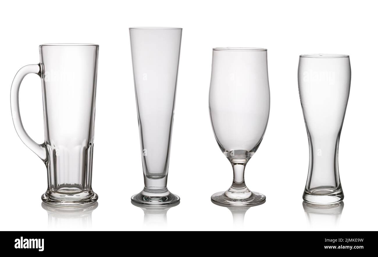Glass on a white background Stock Photo