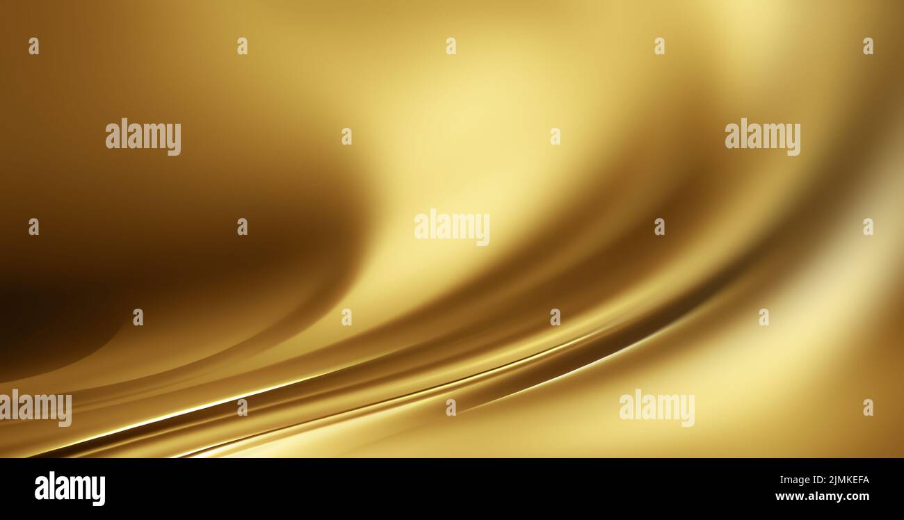 Bright Saturated Gold Background Stock Photo