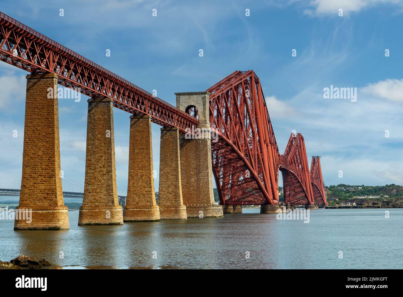 Forth Railway Bridge, Queensferry, Mid-Lothian, Scotland Stock Photo