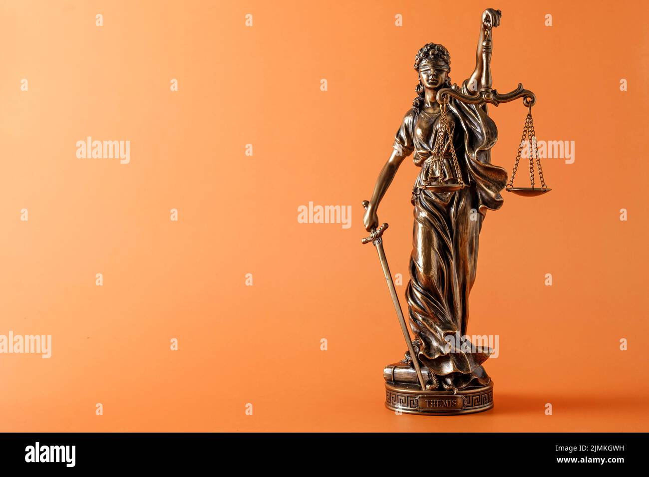 Statue of justice and justice Themis as a concept and symbol of freedom and equality. Stock Photo