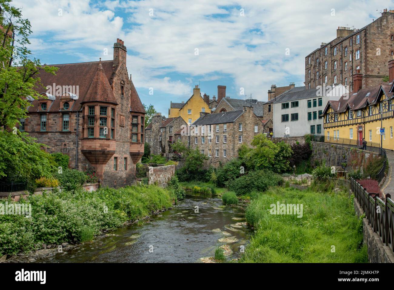 Dean Village, Edinburgh, Mid-Lothian, Scotland Stock Photo