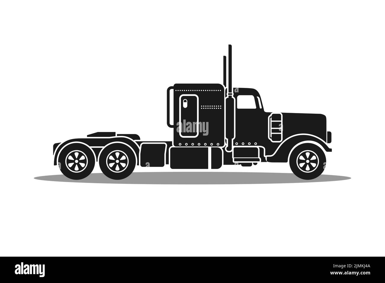 Lorry Truck Vector Design Illustration Stock Vector