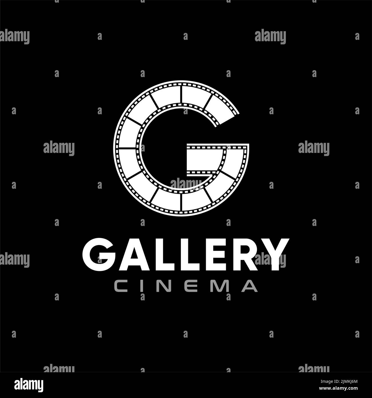 Camera Tape Reel Letter G for Film Production Logo Design Inspiration