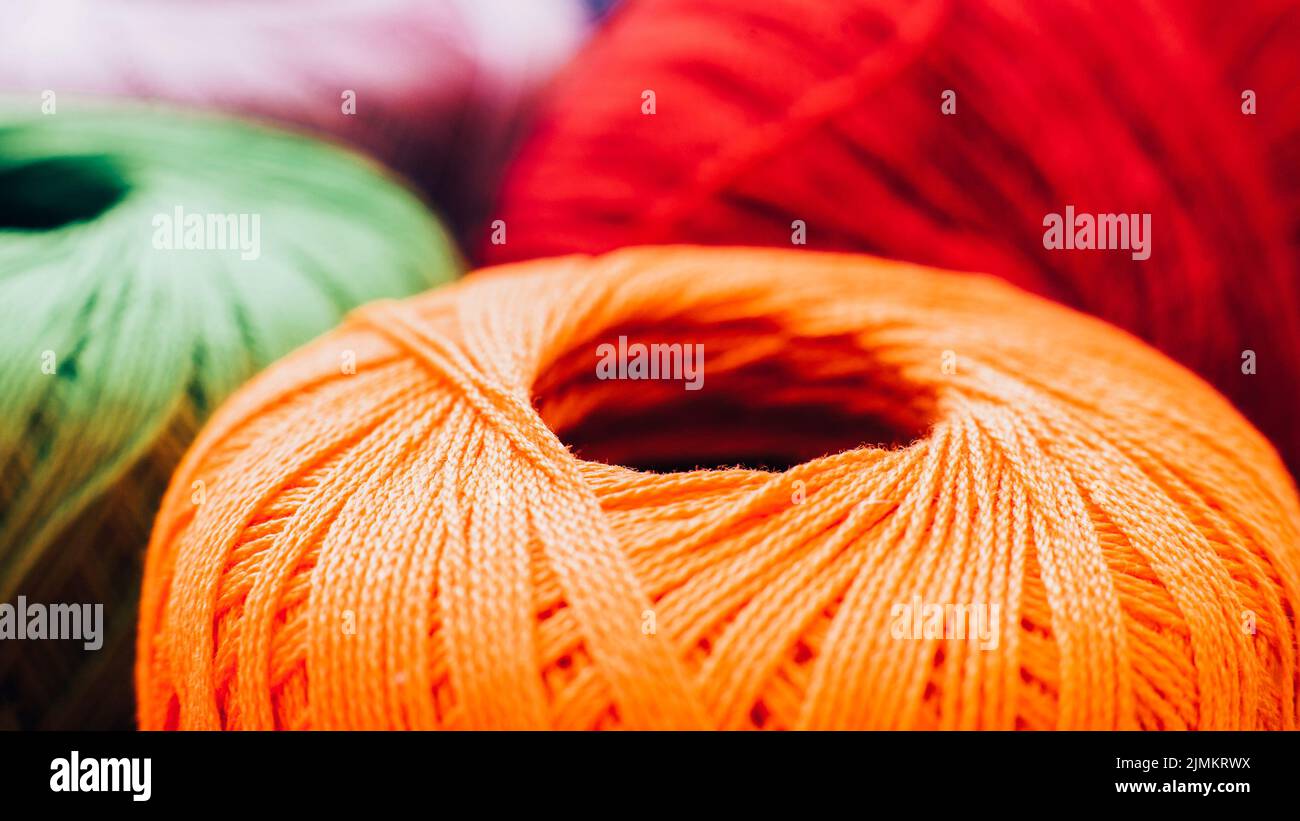 knitting hobby creative leisure inspiration Stock Photo