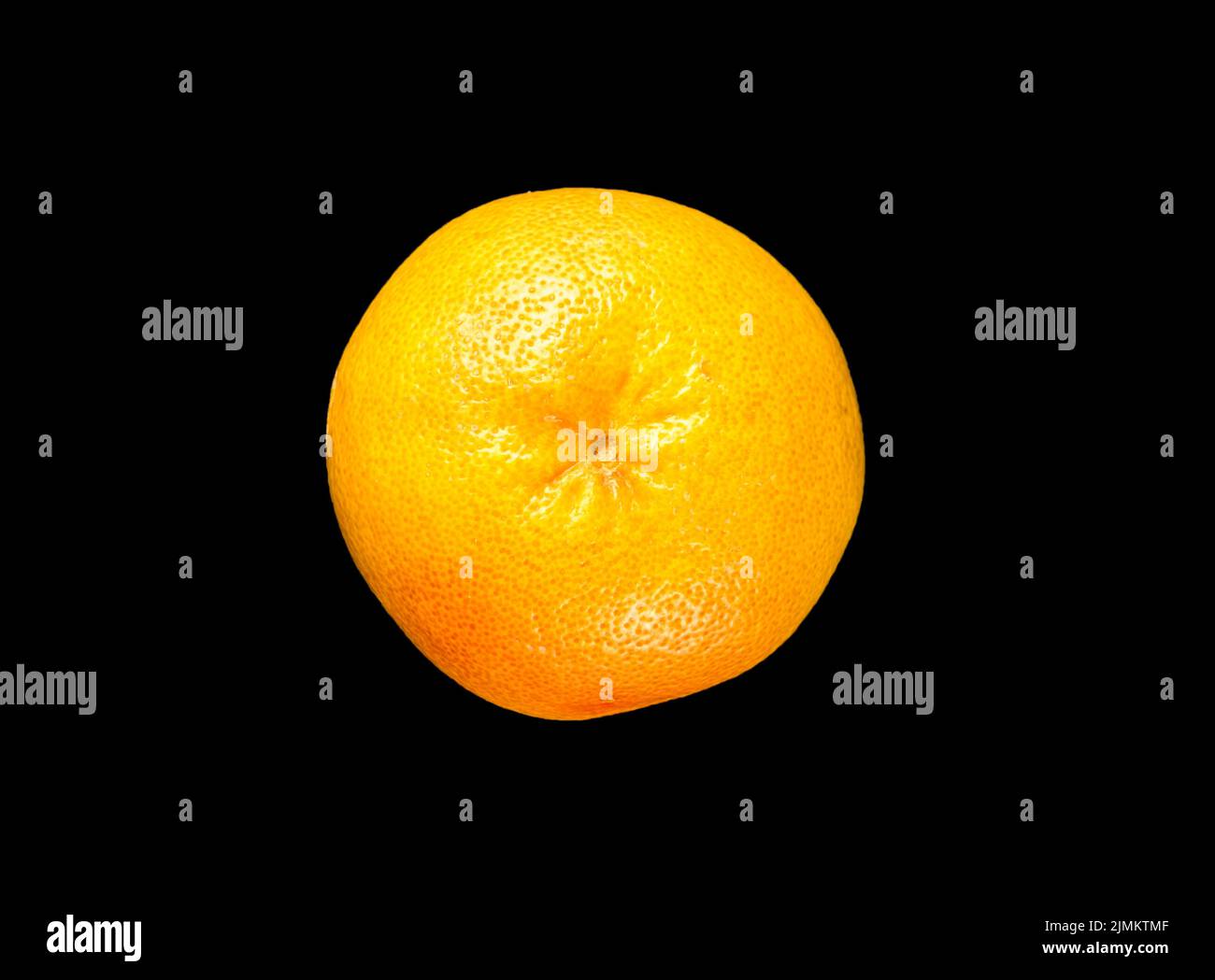 Grapefruit isolated on a black background Stock Photo
