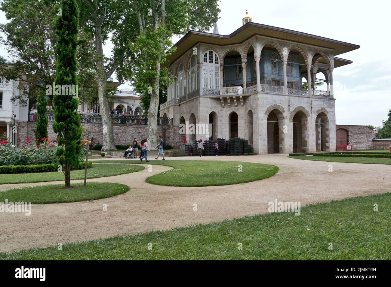 Topkapi Palace, Istanbul, Turkey: buildings in the fourth courtyard Stock Photo