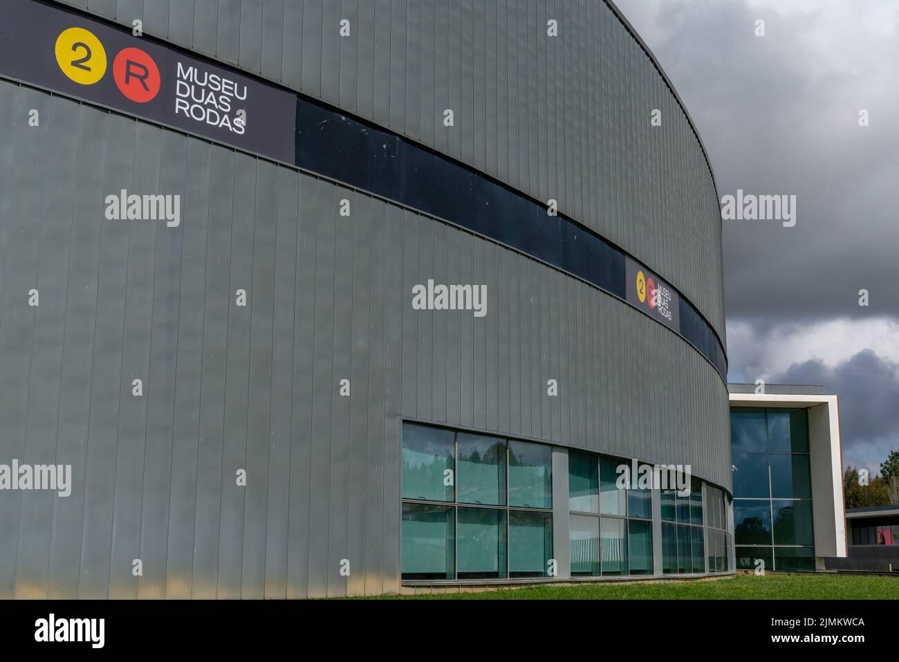 View of the Museu das Duas Rodas Museum in Sangahlos Stock Photo - Alamy