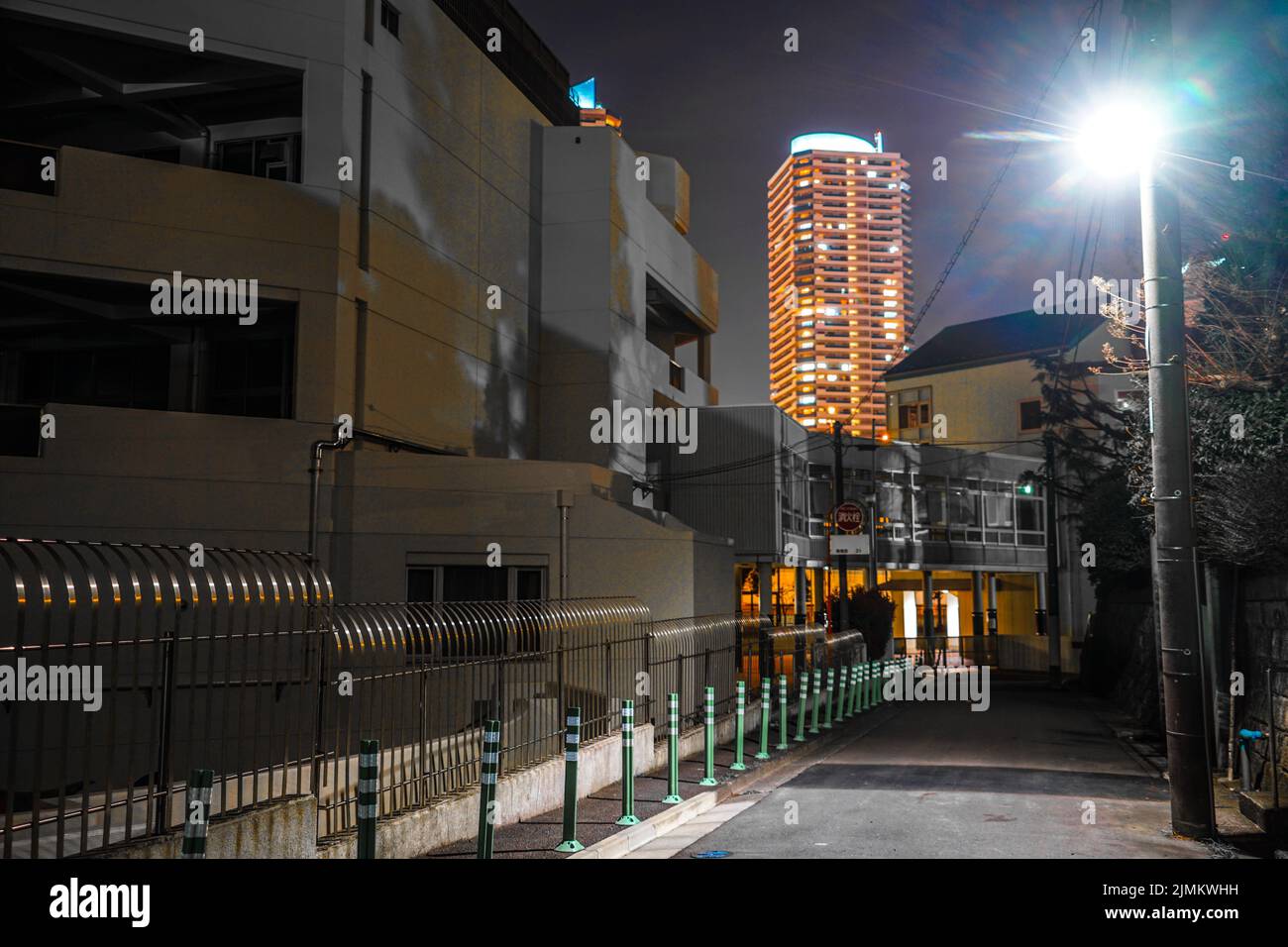 Of Kanagawa-ku, Yokohama-shi night view Stock Photo