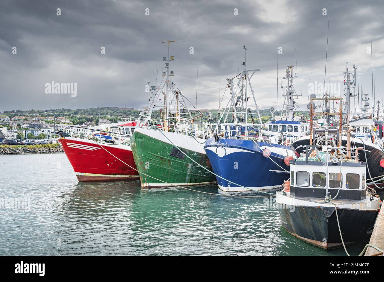 Howth harbour fishing boats hi-res stock photography and images - Alamy